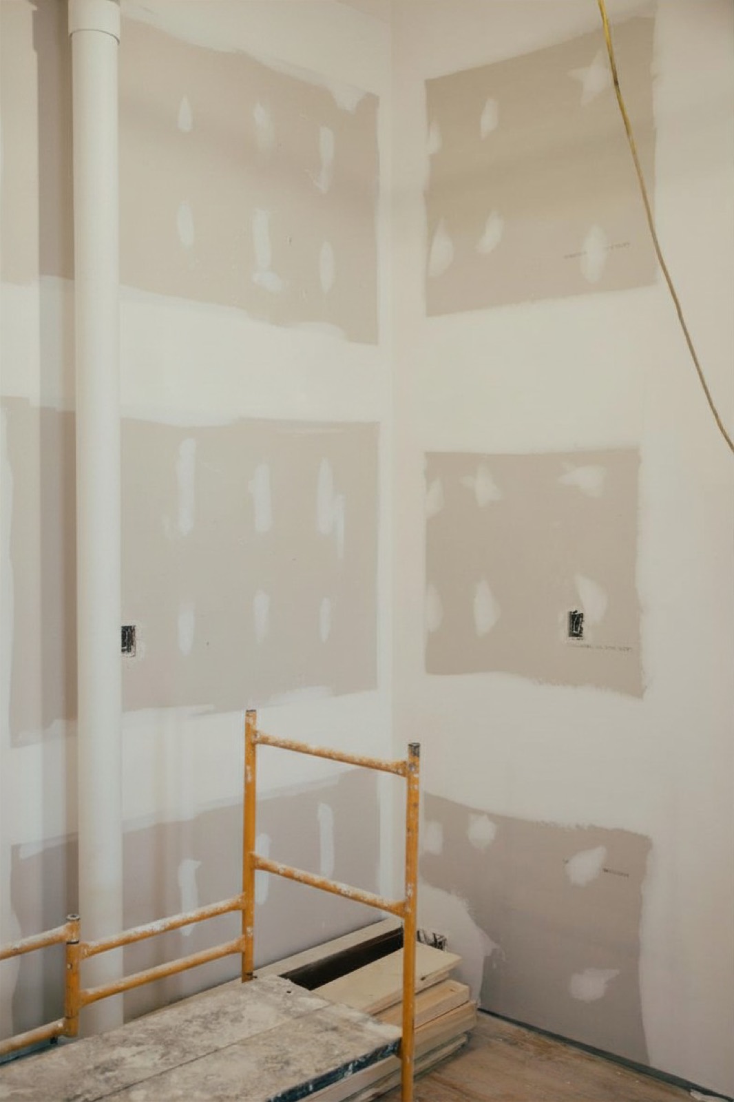 Interior fit-out in progress